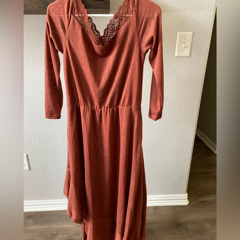 Joyfolie Rust Colored Dress NWT